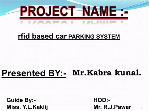 rfid based car parking system ppt|rfid vehicle entry system.